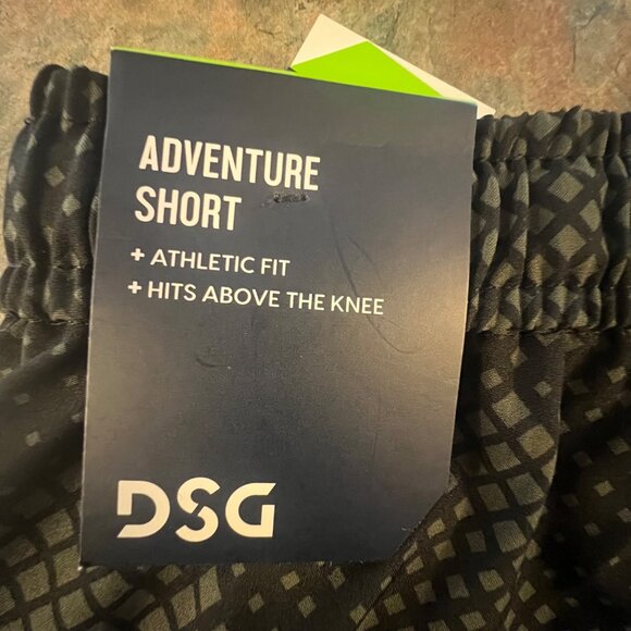 DSG‎ Adventure Shorts For Kids Size 2XS, Black Geometric Pattern - Picture 5 of 9